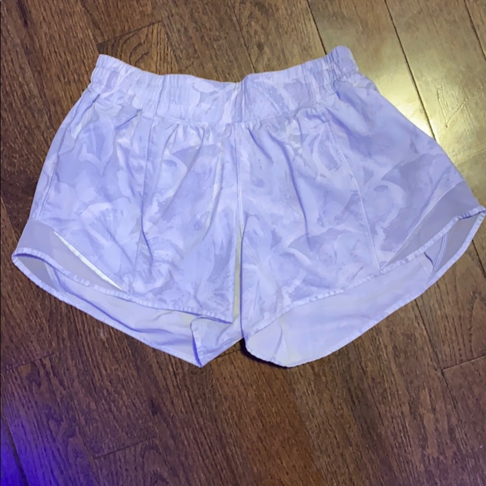 lulu lemon white cami shorts